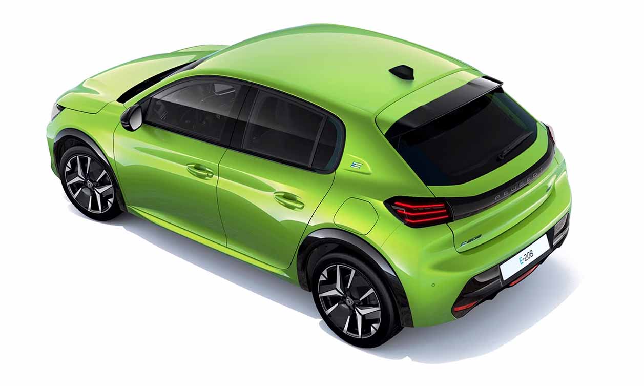Peugeot 208 groen