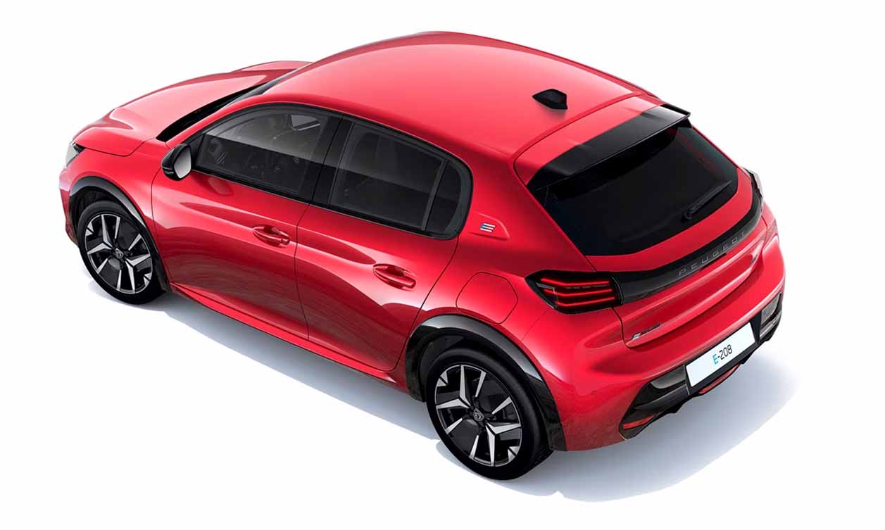 Peugeot 208 rood