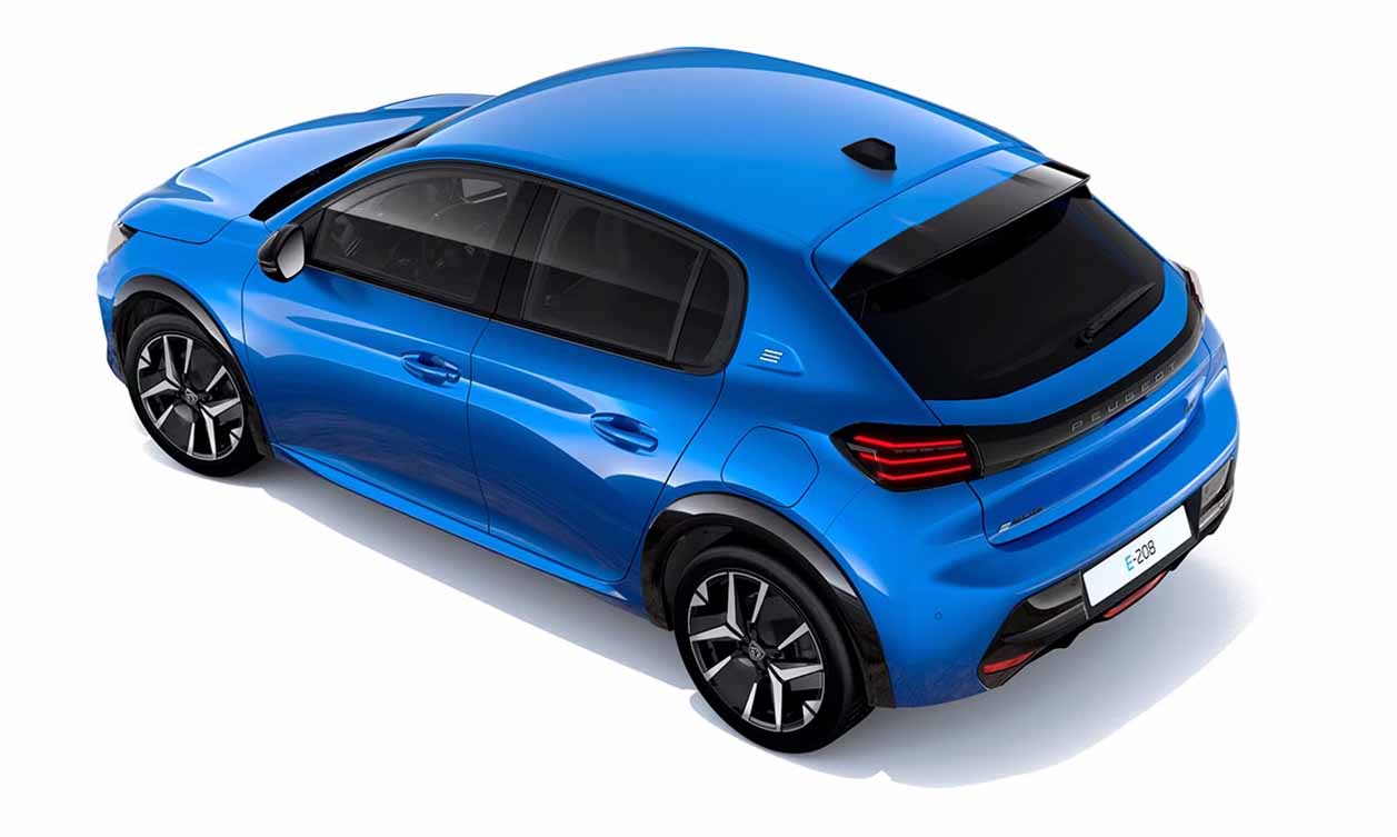 Peugeot 208 blauw