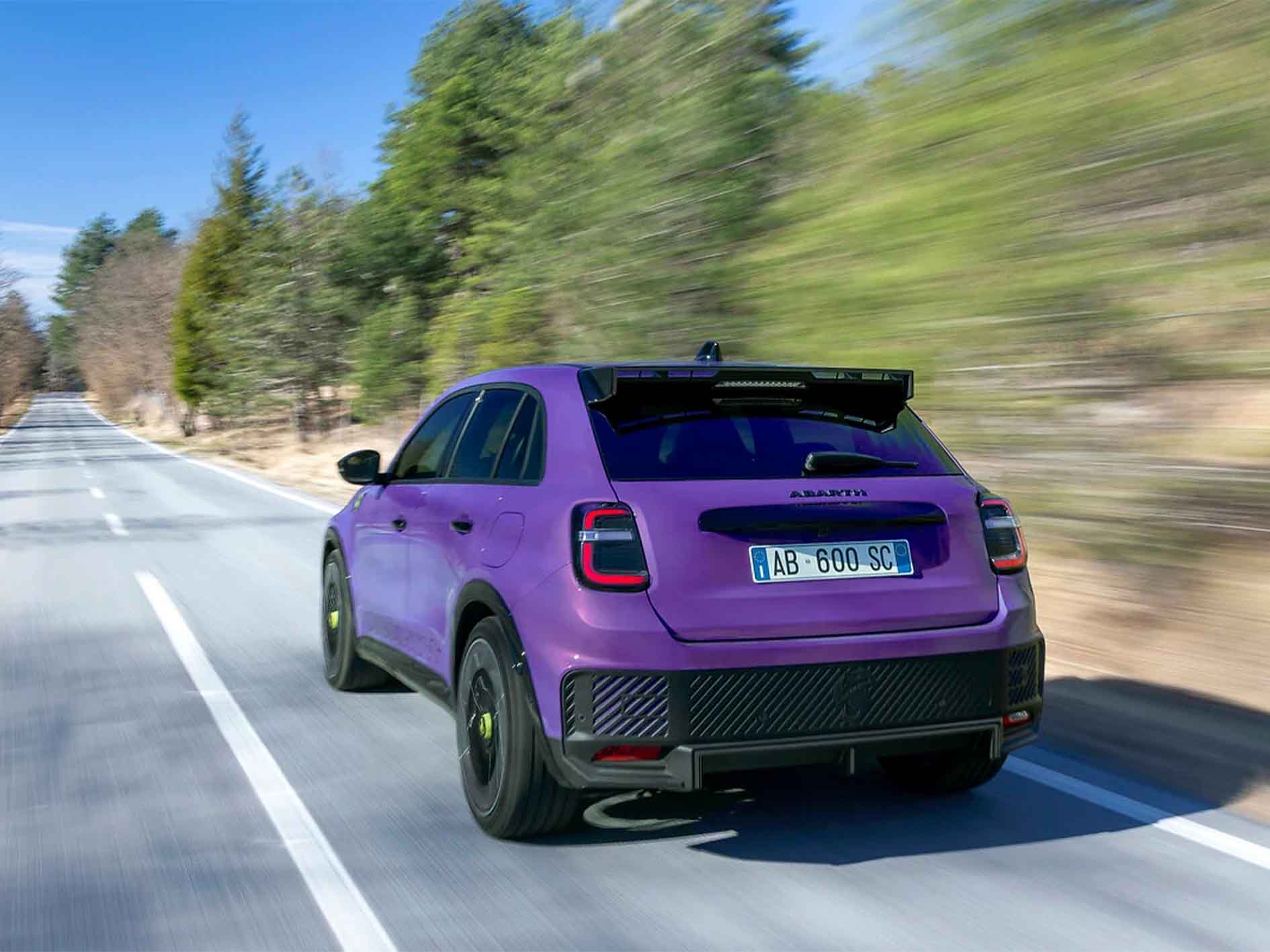 Abarth 600E achterkant
